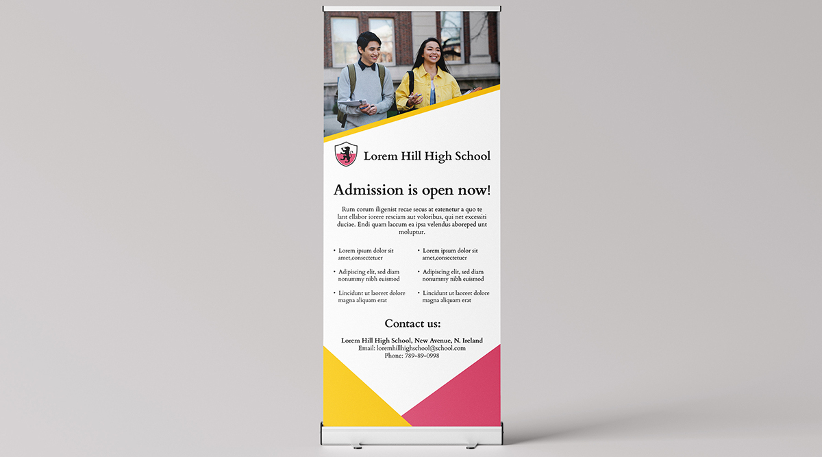 School Roll Up Banners